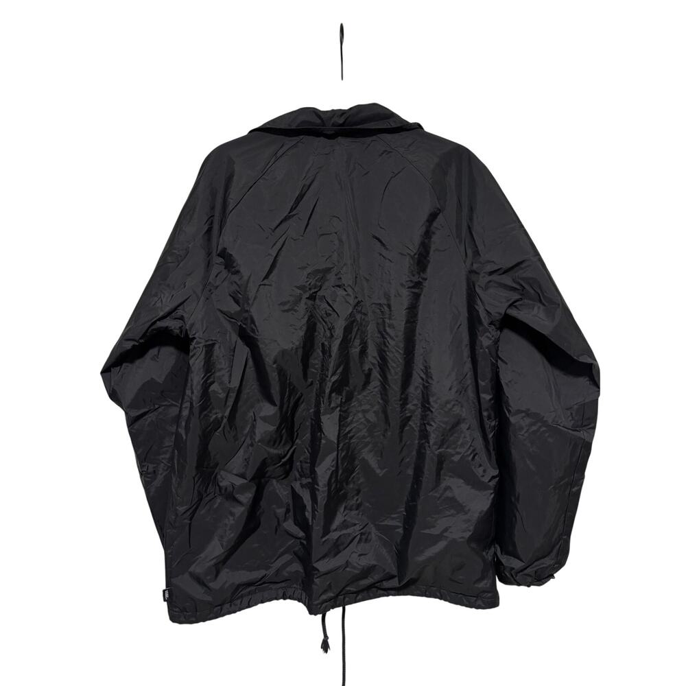 Vans Black Medium Snap Button Jacket Windbreaker - Picture 10 of 10